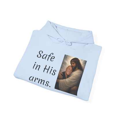 Add your loved ones face! Safe in His arms