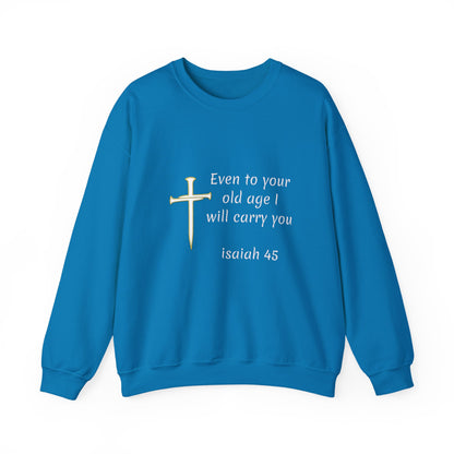 Isaiah 45 Sweatshirt | Christian Faith Graphic Pullover