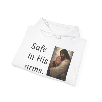 Add your loved ones face! Safe in His arms