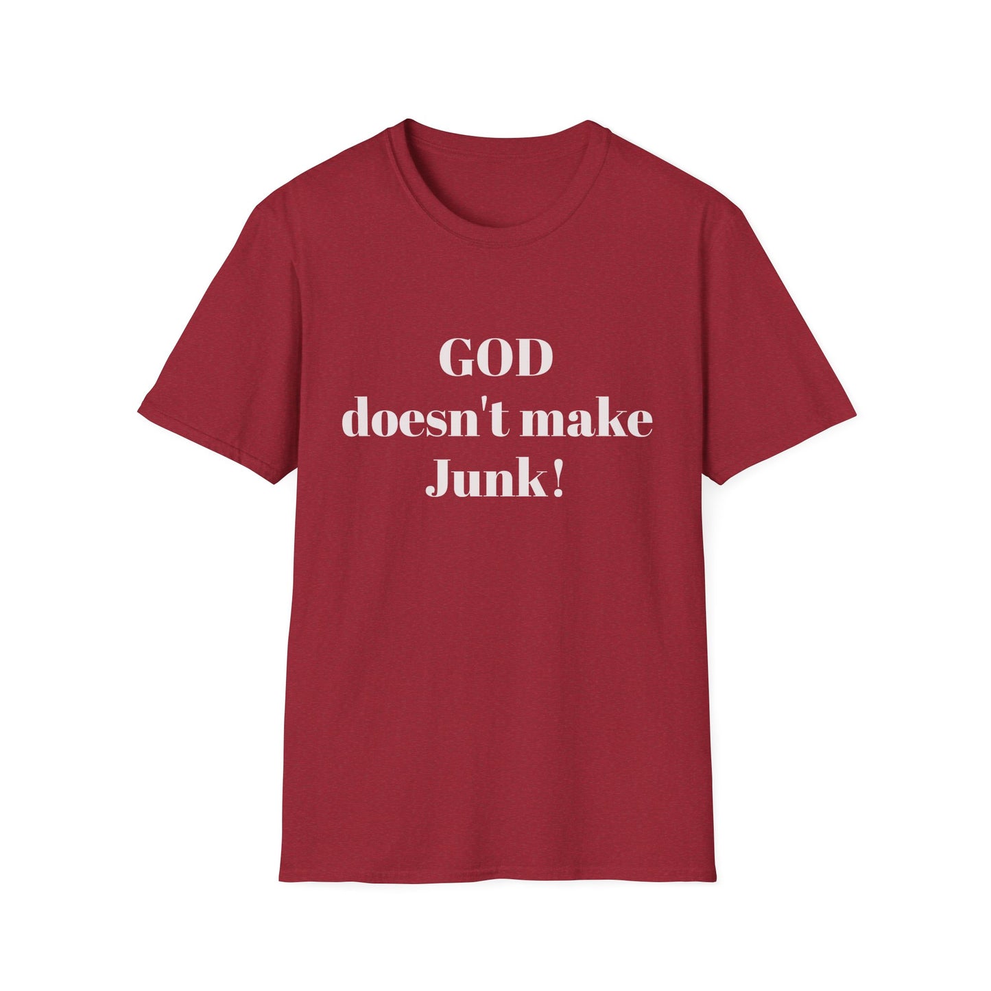 GOD DOESNT MAKE JUNK Unisex Softstyle T-Shirt