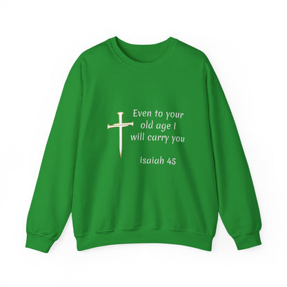 Isaiah 45 Sweatshirt | Christian Faith Graphic Pullover