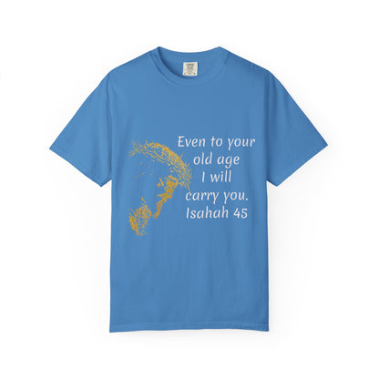 Isaiah 46-old ageHug T-Shirt | Christian Faith Prayer Tee