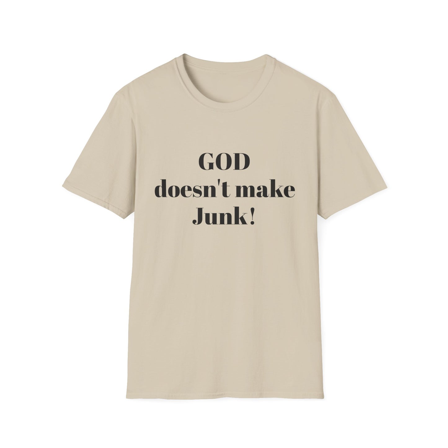 GOD DOESNT MAKE JUNK Unisex Softstyle T-Shirt