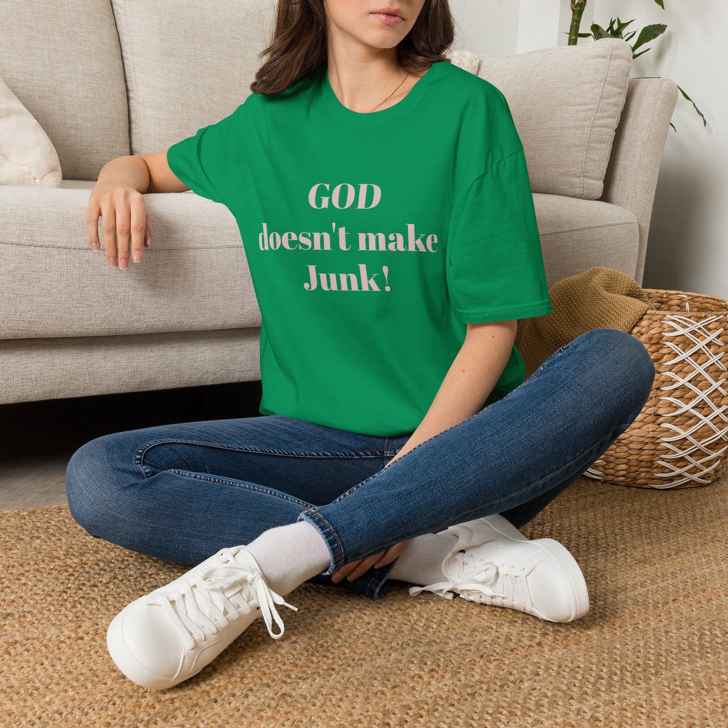 GOD DOESNT MAKE JUNK Unisex Softstyle T-Shirt
