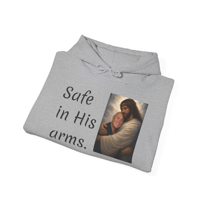Add your loved ones face! Safe in His arms