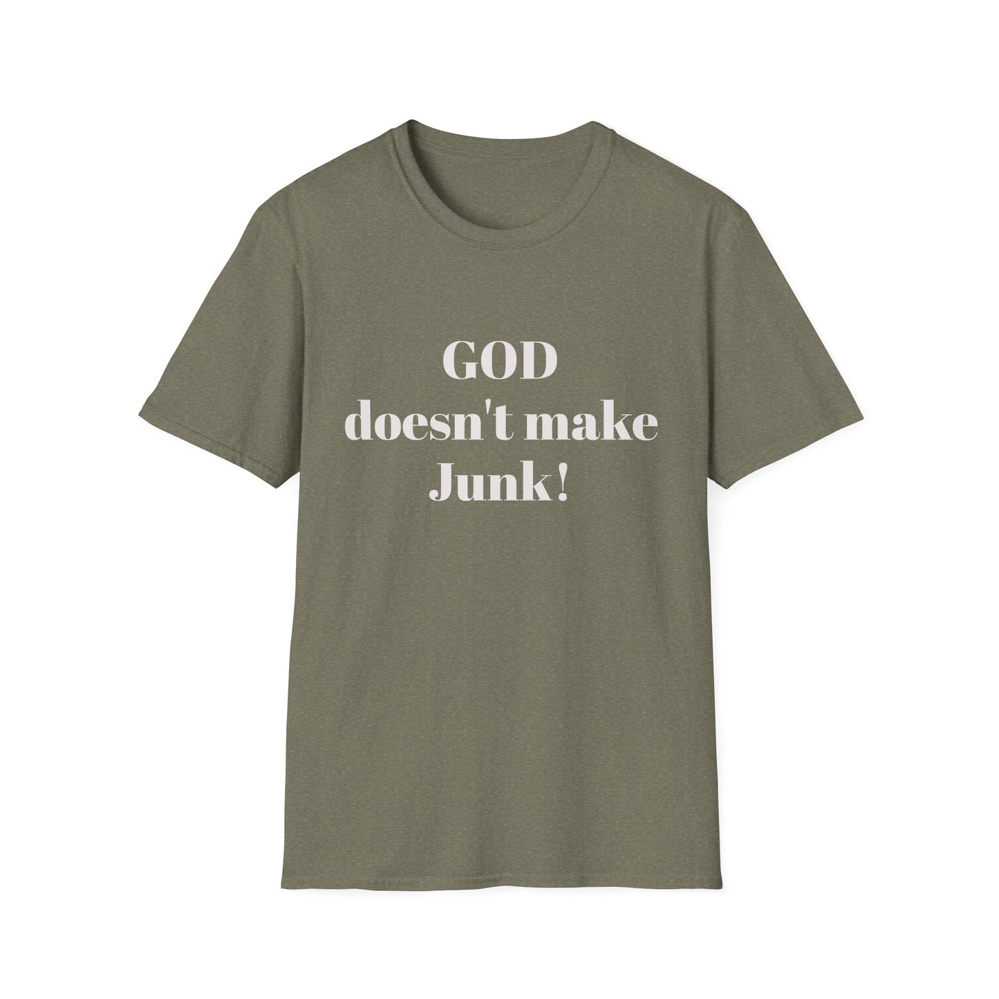GOD DOESNT MAKE JUNK Unisex Softstyle T-Shirt