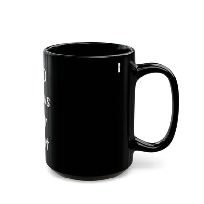 God Knows Your Heart Black Mug