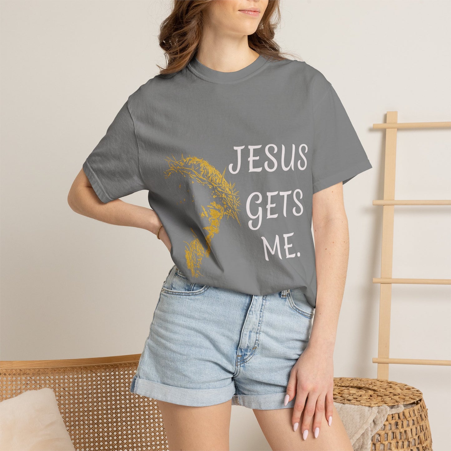 Jesus gets me  T-Shirt | Christian Faith Prayer Tee