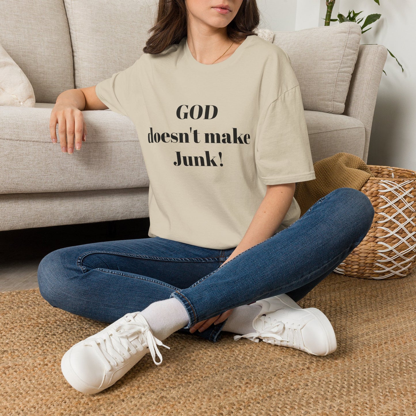 GOD DOESNT MAKE JUNK Unisex Softstyle T-Shirt