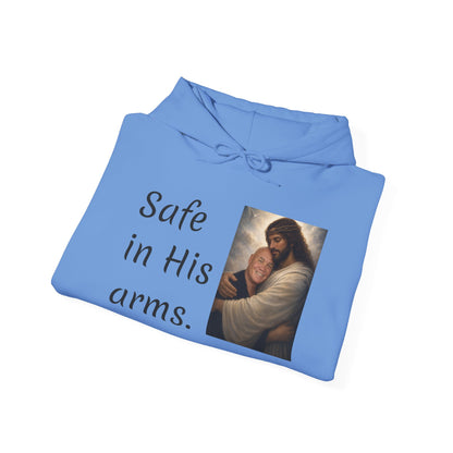 Add your loved ones face! Safe in His arms