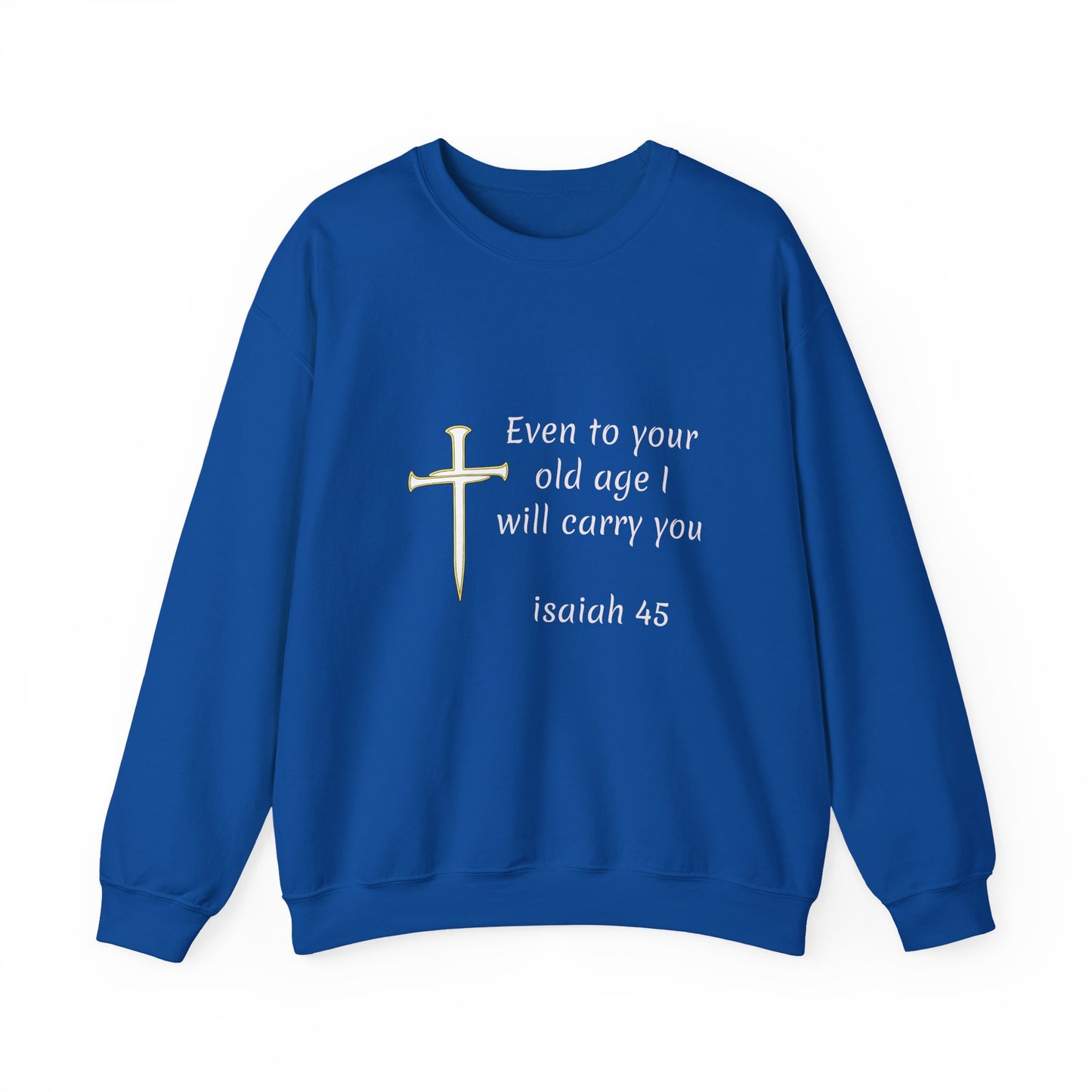 Isaiah 45 Sweatshirt | Christian Faith Graphic Pullover