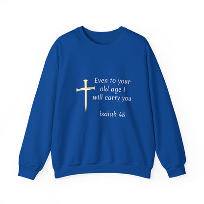 Isaiah 45 Sweatshirt | Christian Faith Graphic Pullover