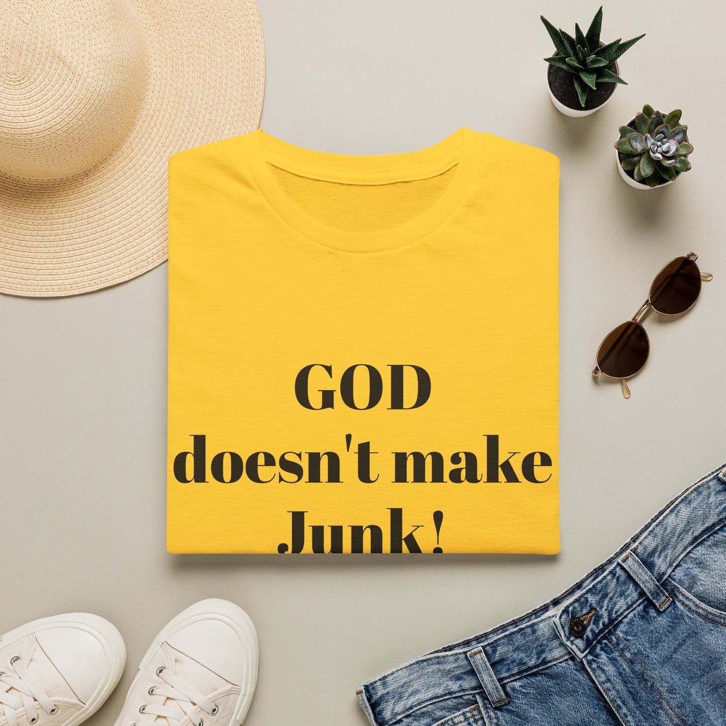 GOD DOESNT MAKE JUNK Unisex Softstyle T-Shirt