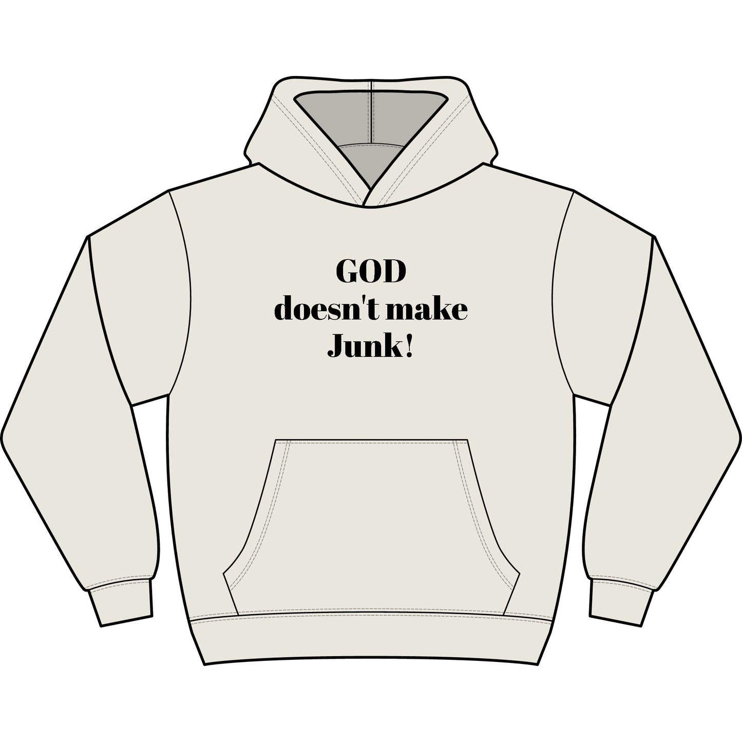 GOD doesnt make junk Men's Box Hoodie