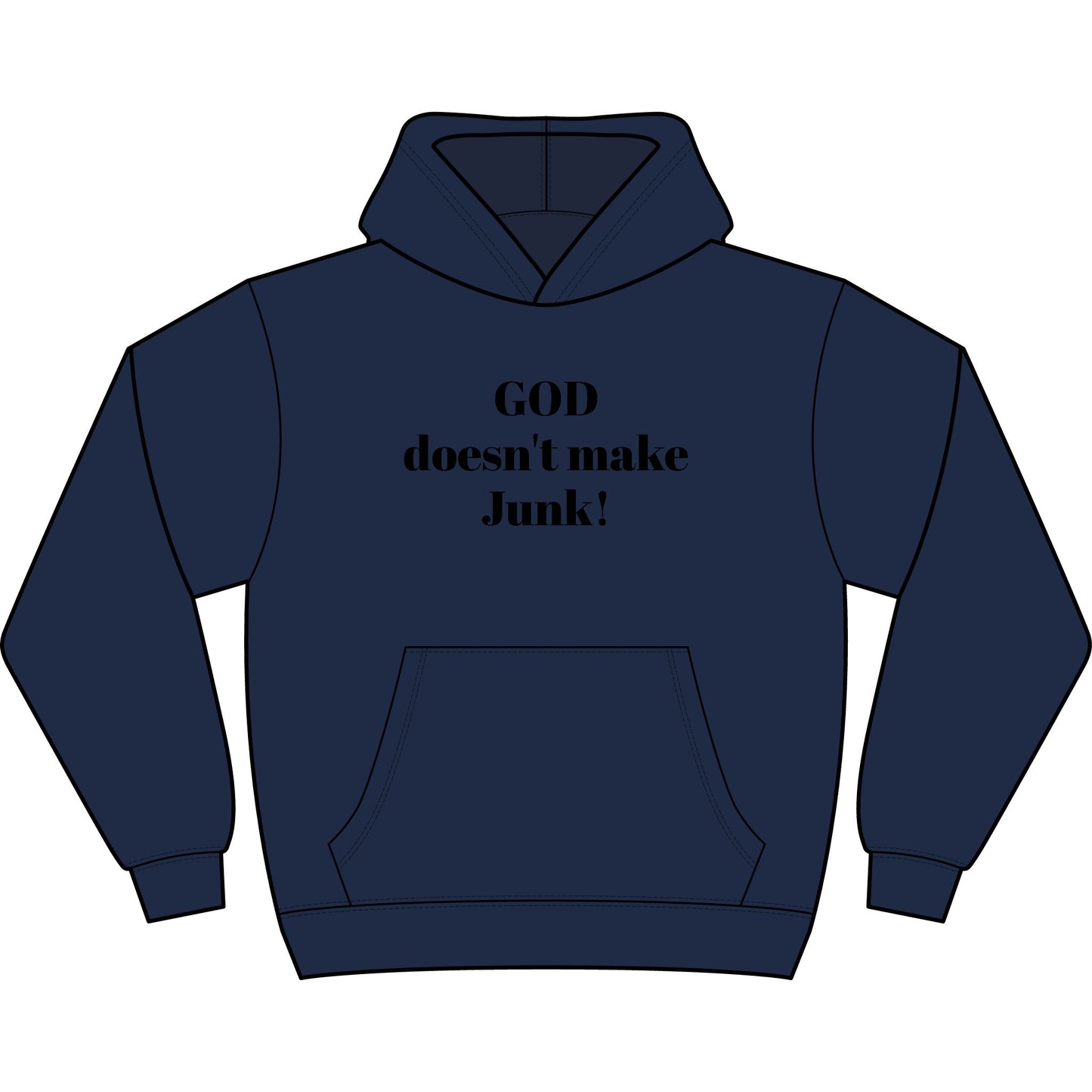 GOD doesnt make junk Men's Box Hoodie