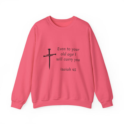 Isaiah 45 Sweatshirt | Christian Faith Graphic Pullover