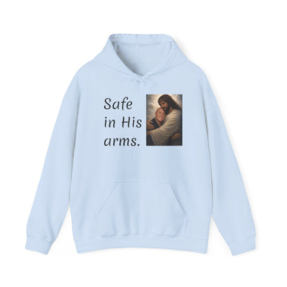 Add your loved ones face! Safe in His arms