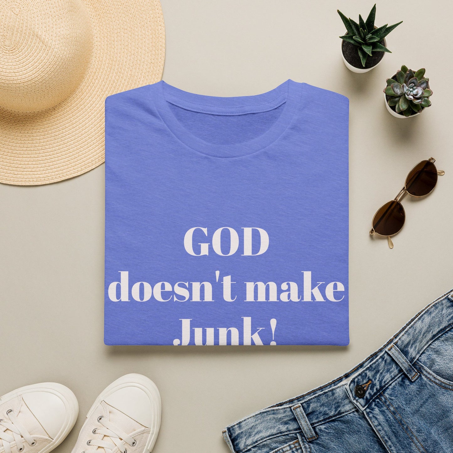 GOD DOESNT MAKE JUNK Unisex Softstyle T-Shirt