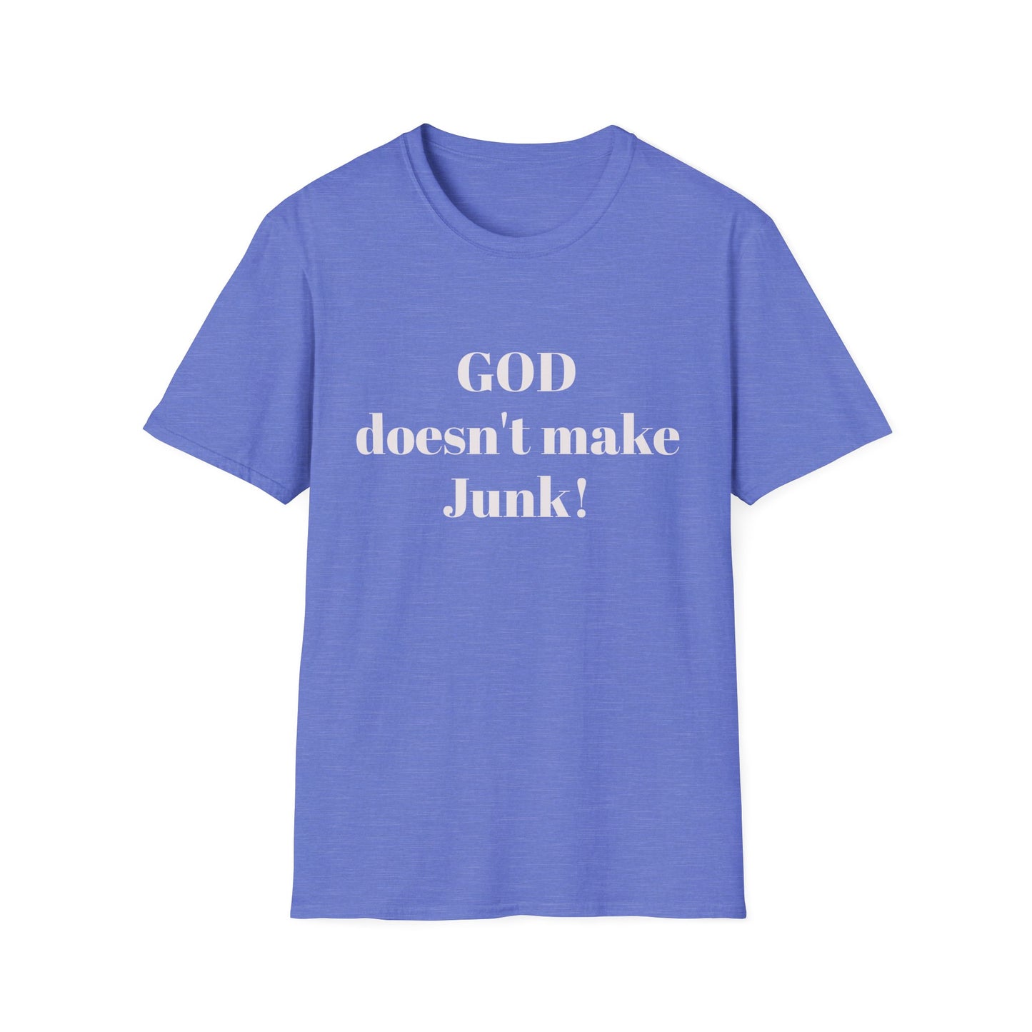 GOD DOESNT MAKE JUNK Unisex Softstyle T-Shirt