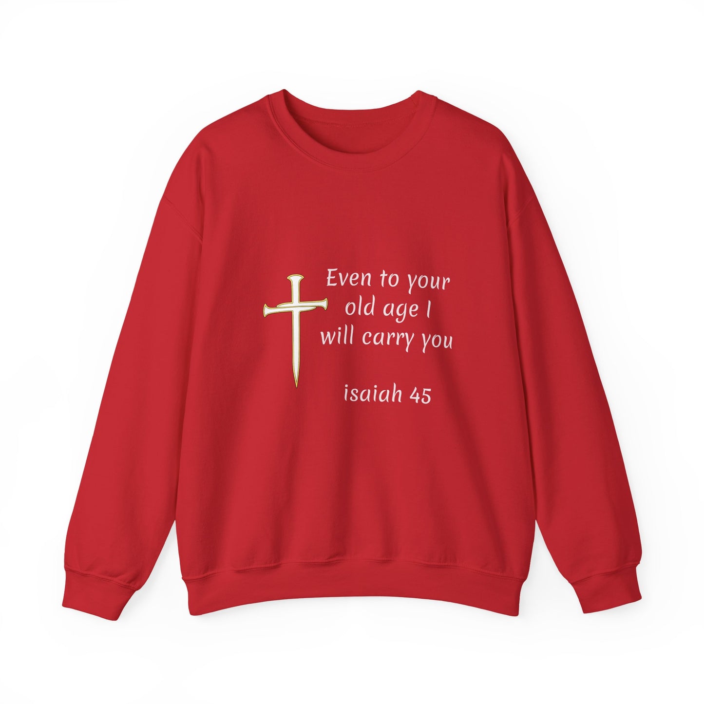 Isaiah 45 Sweatshirt | Christian Faith Graphic Pullover