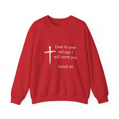 Isaiah 45 Sweatshirt | Christian Faith Graphic Pullover