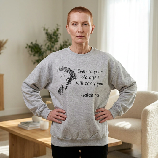 Isaiah 45 Sweatshirt | Christian Faith Graphic Pullover