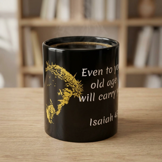 Isaiah 45 Black Mug (11oz, 15oz)