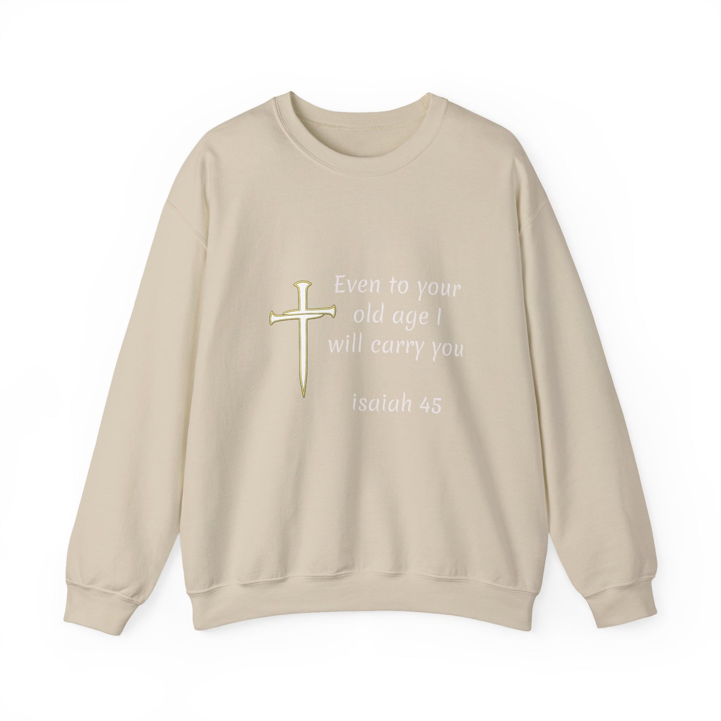 Isaiah 45 Sweatshirt | Christian Faith Graphic Pullover