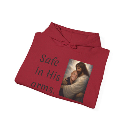 Add your loved ones face! Safe in His arms