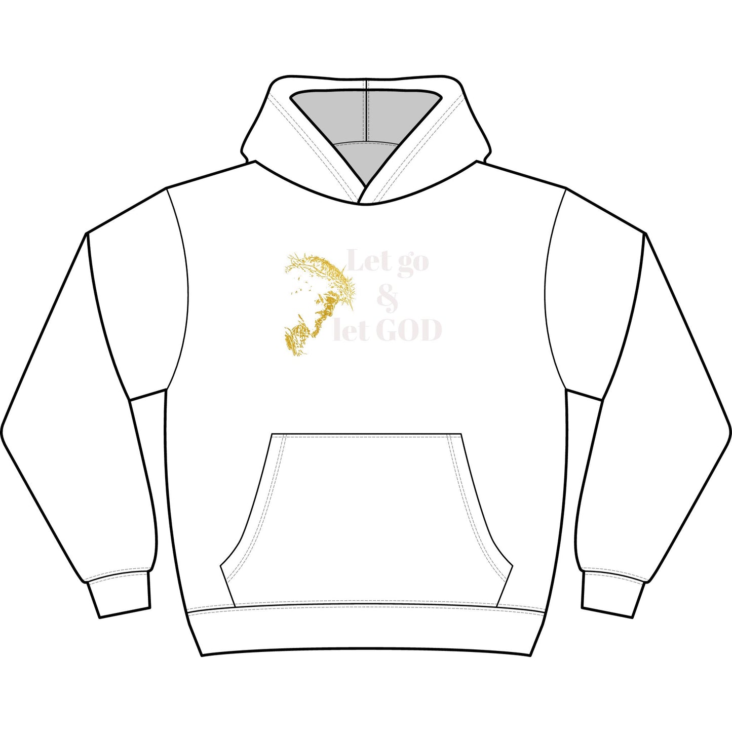 Let go and let God  Box Hoodie