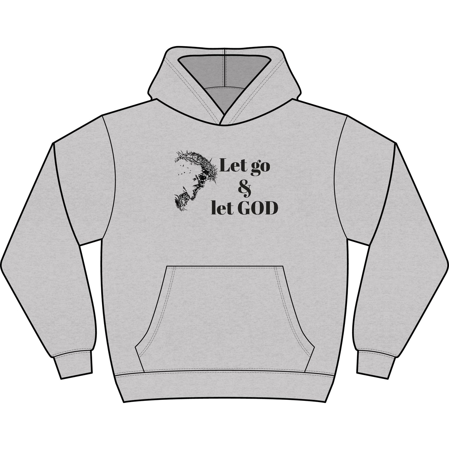 Let go and let God  Box Hoodie