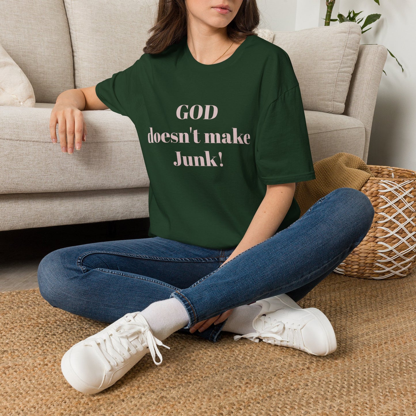GOD DOESNT MAKE JUNK Unisex Softstyle T-Shirt