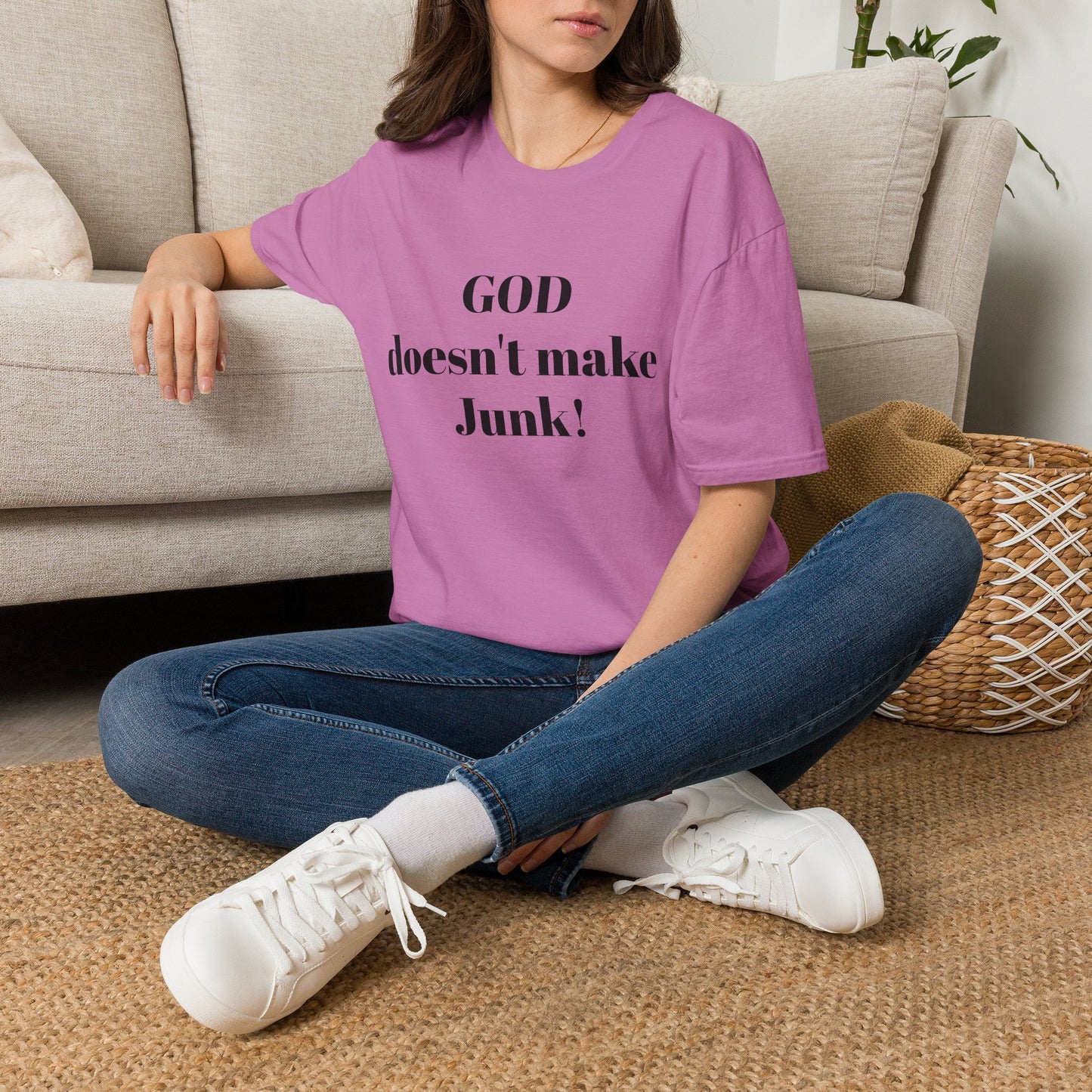 GOD DOESNT MAKE JUNK Unisex Softstyle T-Shirt