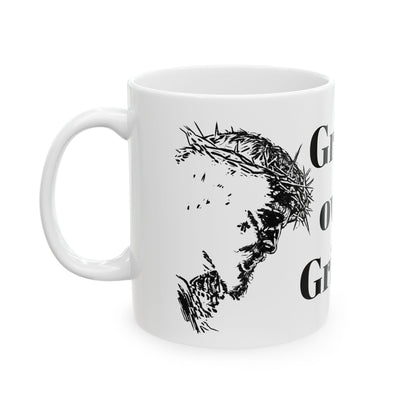 Grace over grind Ceramic Mug, (11oz, 15oz)