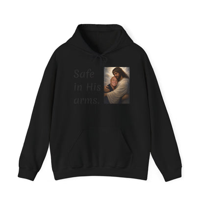 Add your loved ones face! Safe in His arms
