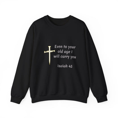 Isaiah 45 Sweatshirt | Christian Faith Graphic Pullover