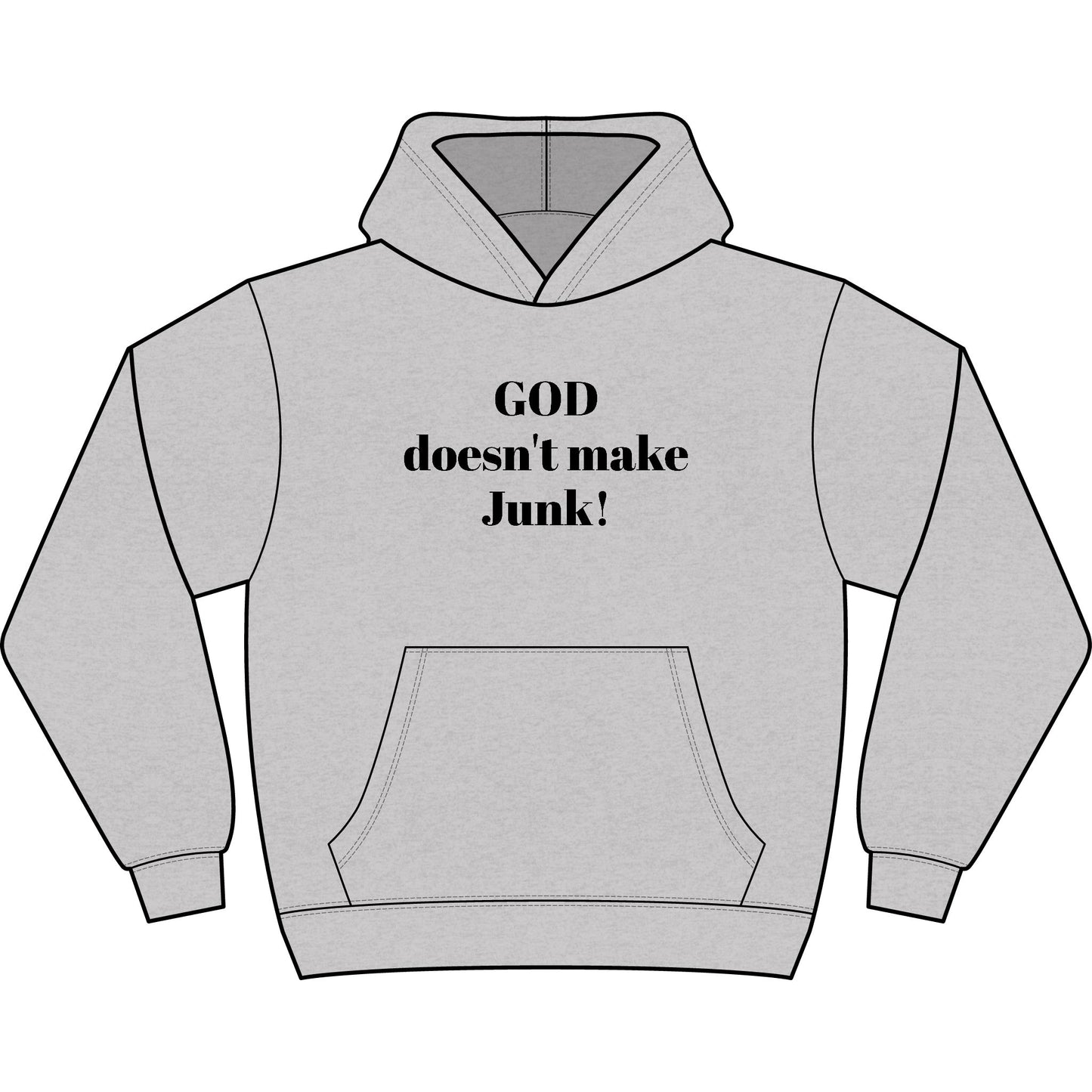 GOD doesnt make junk Men's Box Hoodie