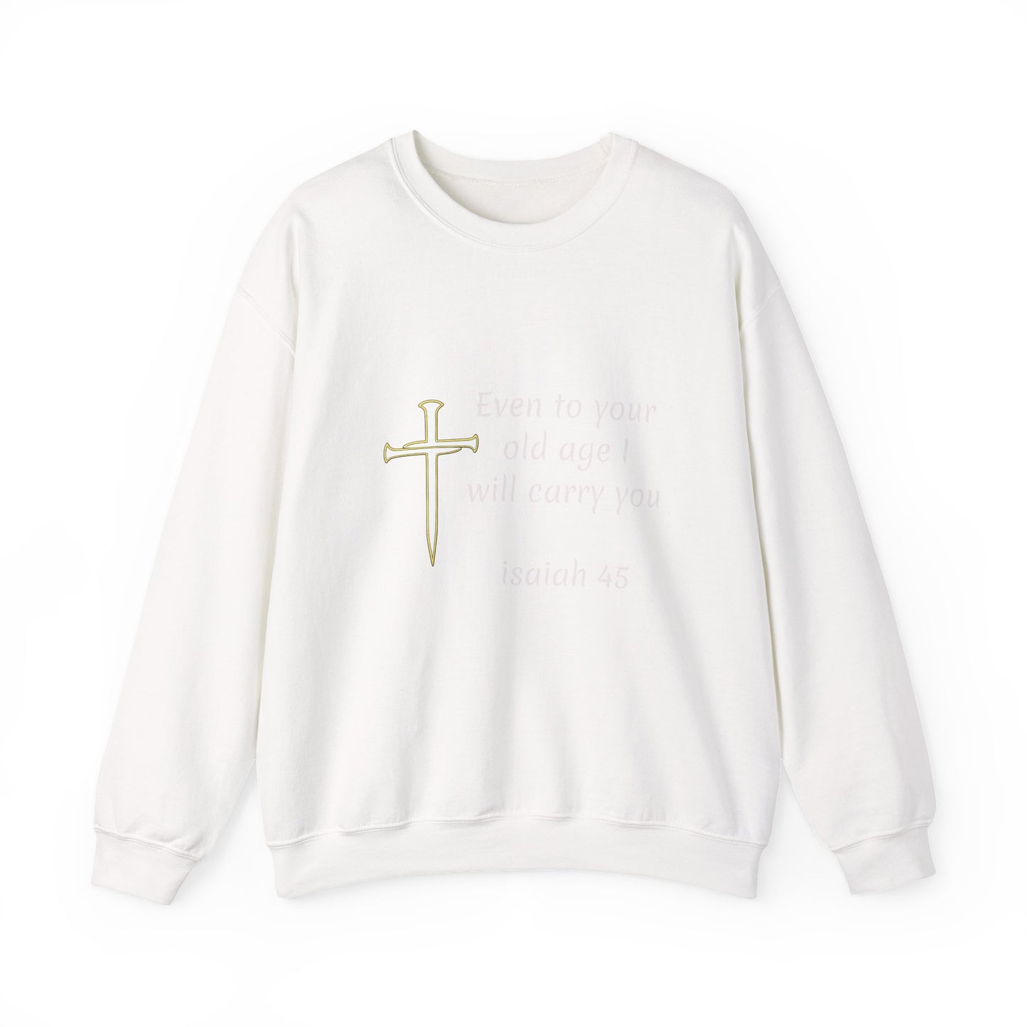 Isaiah 45 Sweatshirt | Christian Faith Graphic Pullover