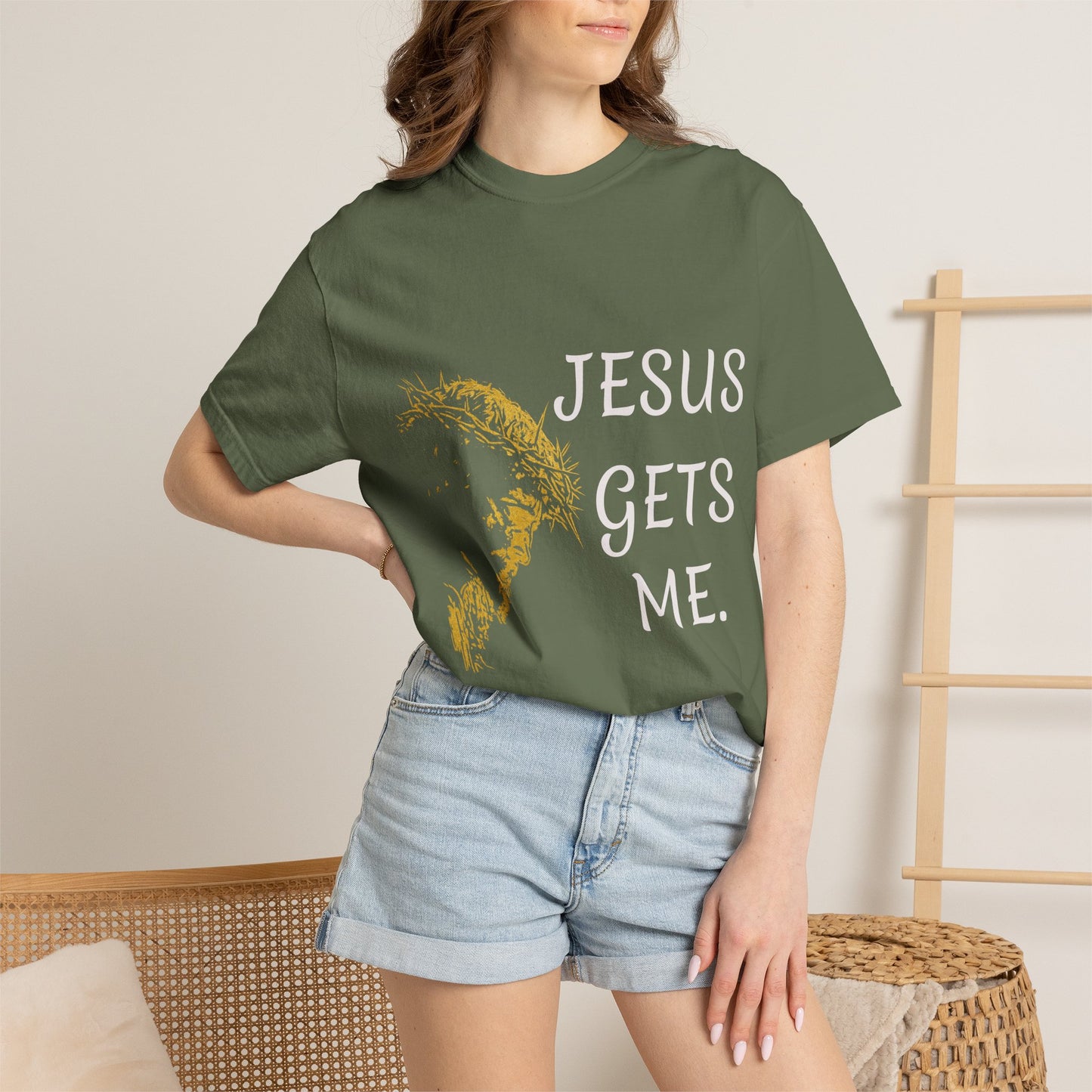 Jesus gets me  T-Shirt | Christian Faith Prayer Tee