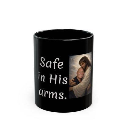 ADD YOUR FACE -He’s got me.  Black Mug (11oz, 15oz)