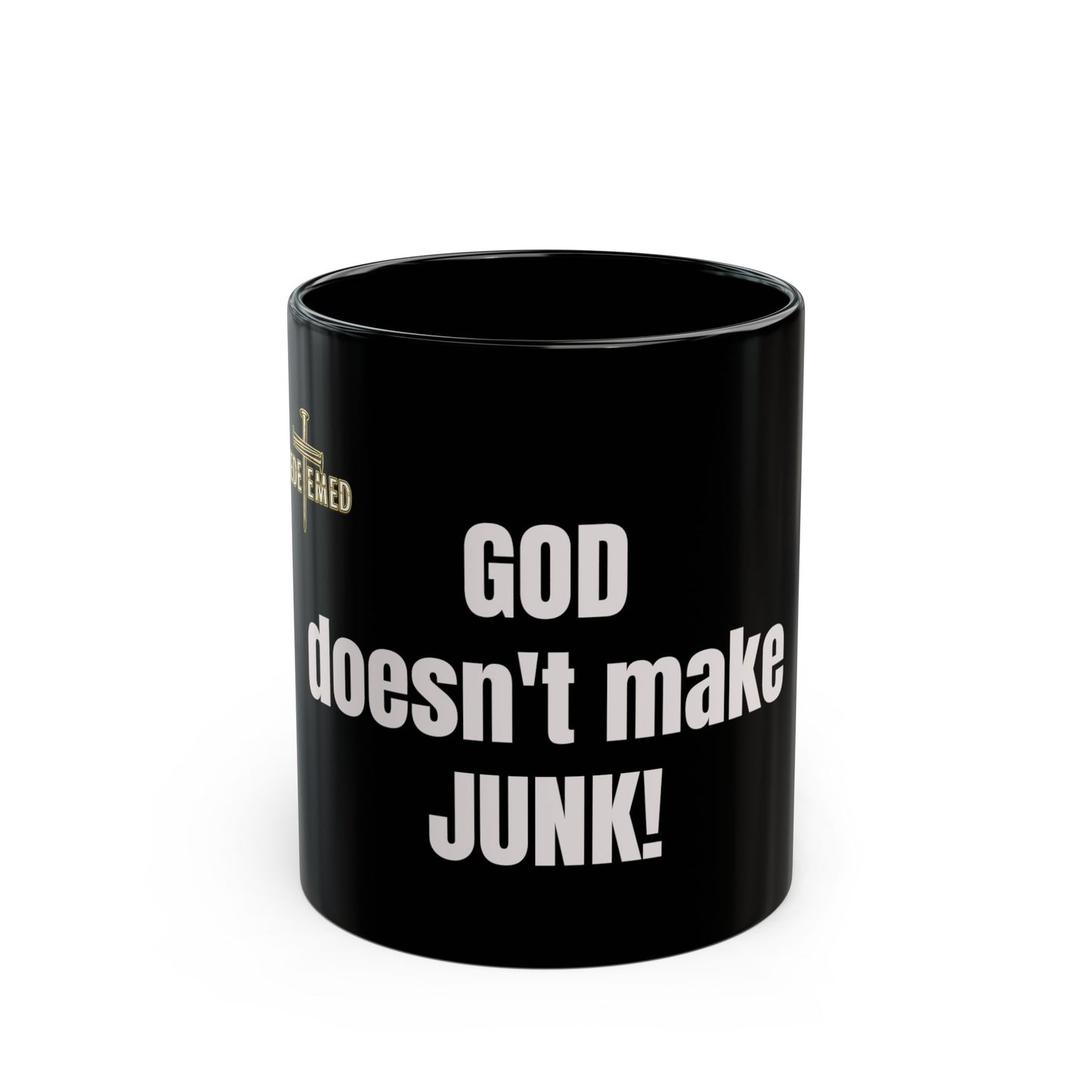 God doesnt make junk Black Mug (11oz, 15oz)