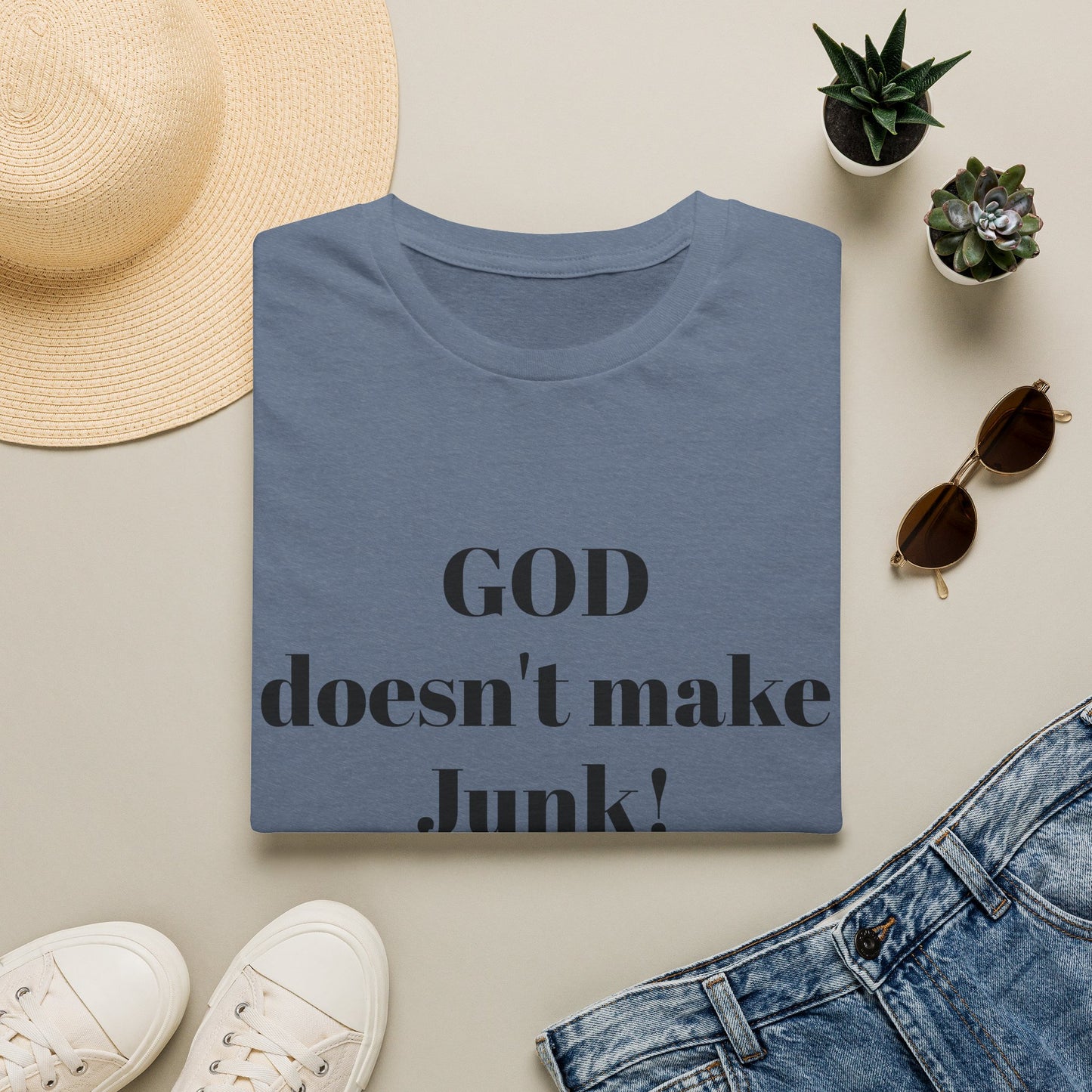 GOD DOESNT MAKE JUNK Unisex Softstyle T-Shirt