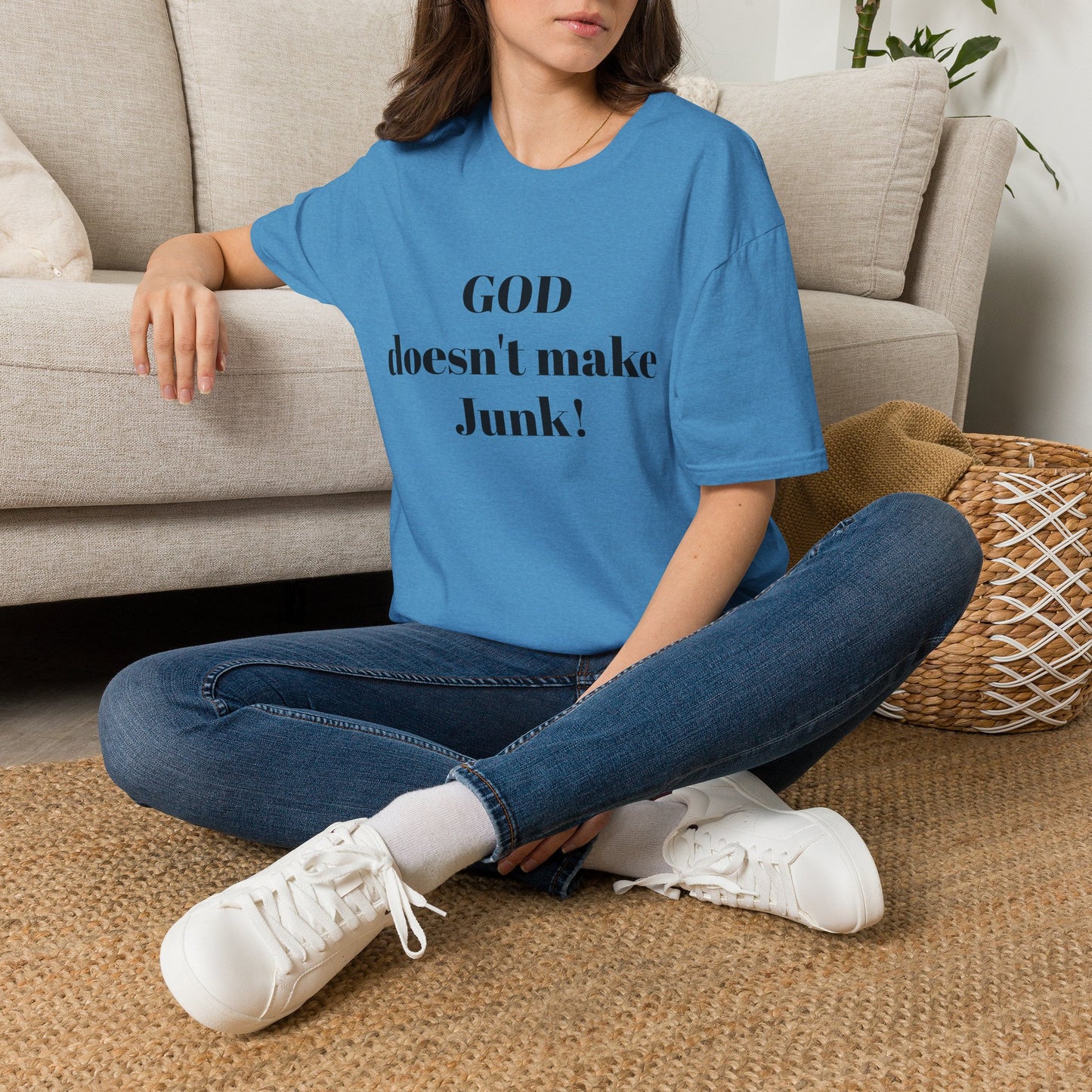 GOD DOESNT MAKE JUNK Unisex Softstyle T-Shirt