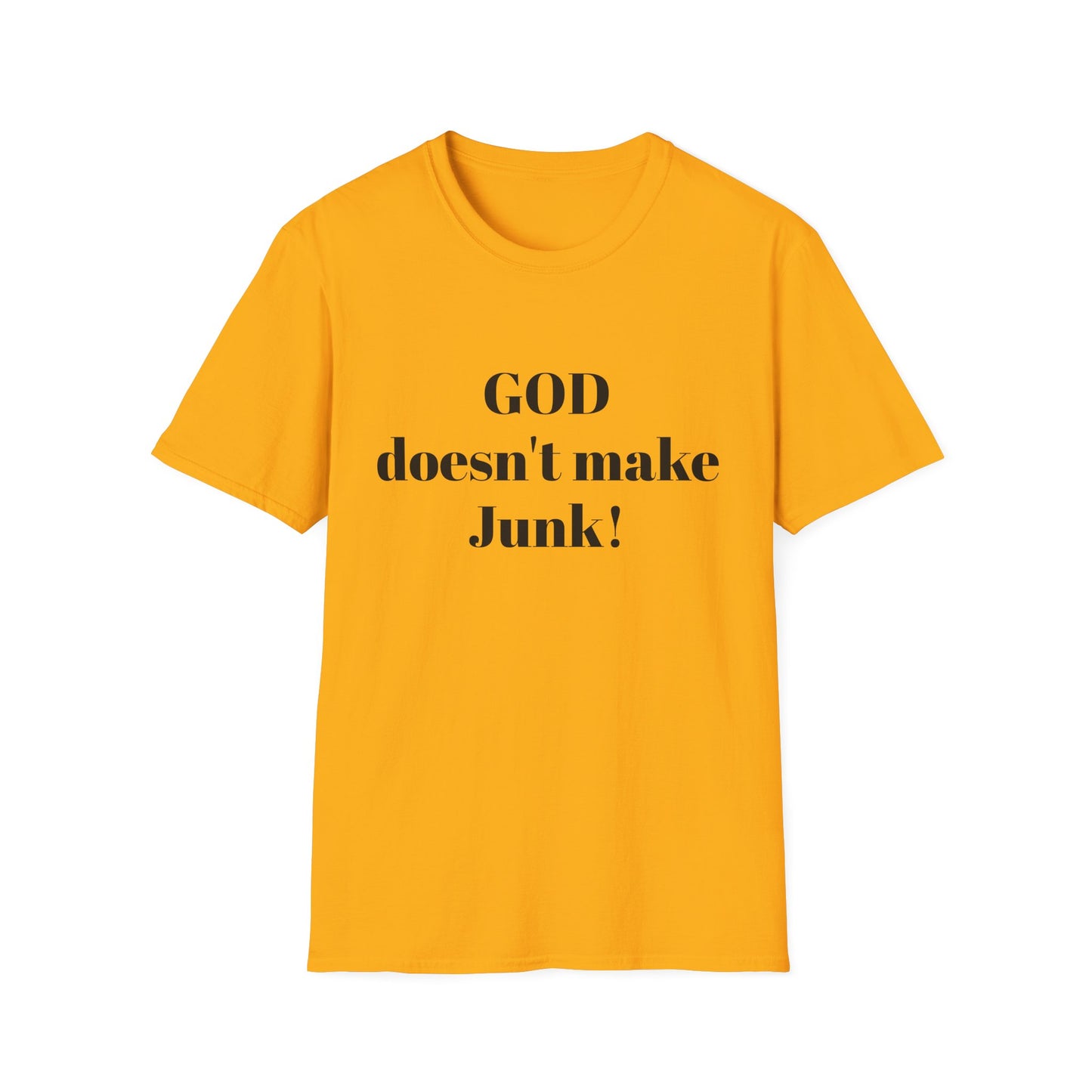 GOD DOESNT MAKE JUNK Unisex Softstyle T-Shirt