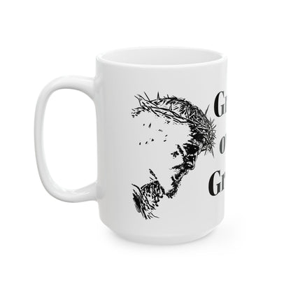 Grace over grind Ceramic Mug, (11oz, 15oz)
