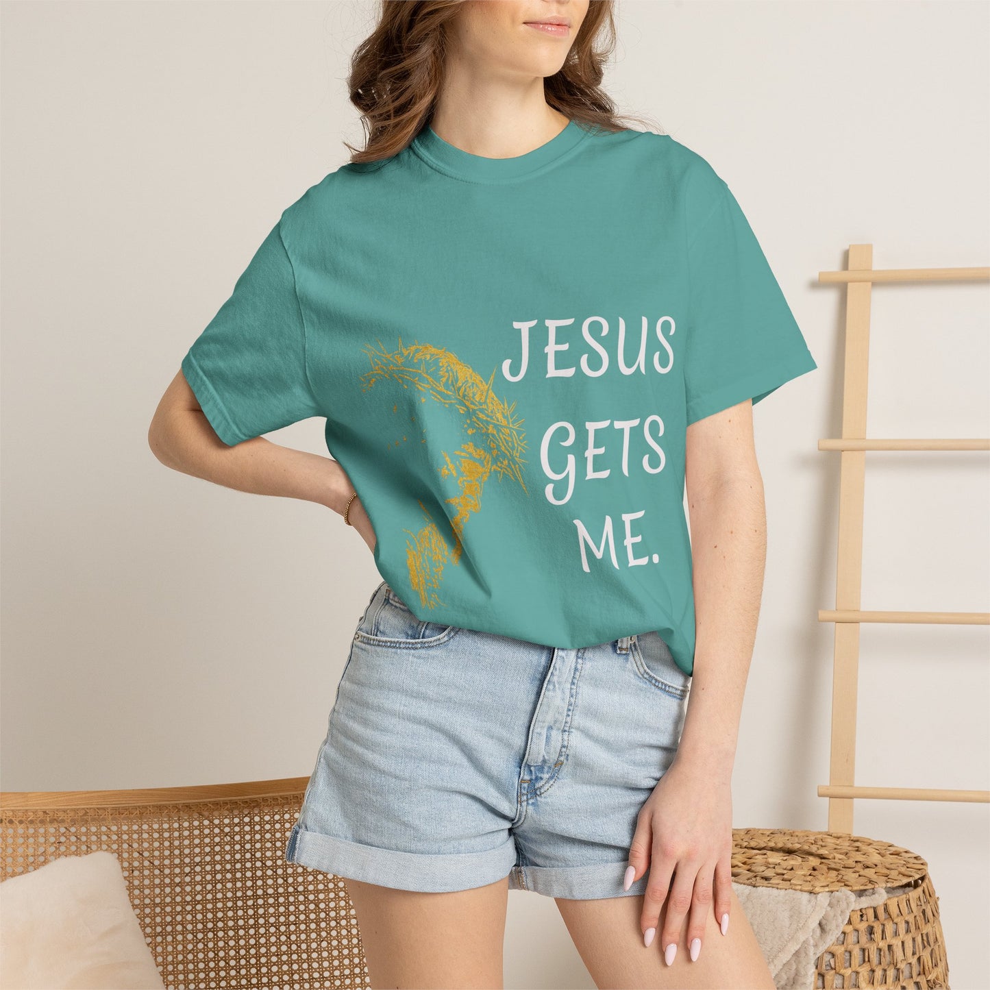 Jesus gets me  T-Shirt | Christian Faith Prayer Tee