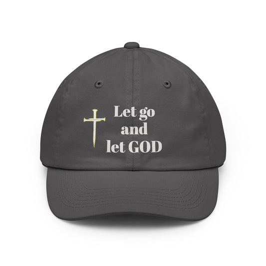 Let go and let God hat | Customizable Embroidered Text Cap