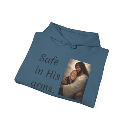 Add your loved ones face! Safe in His arms