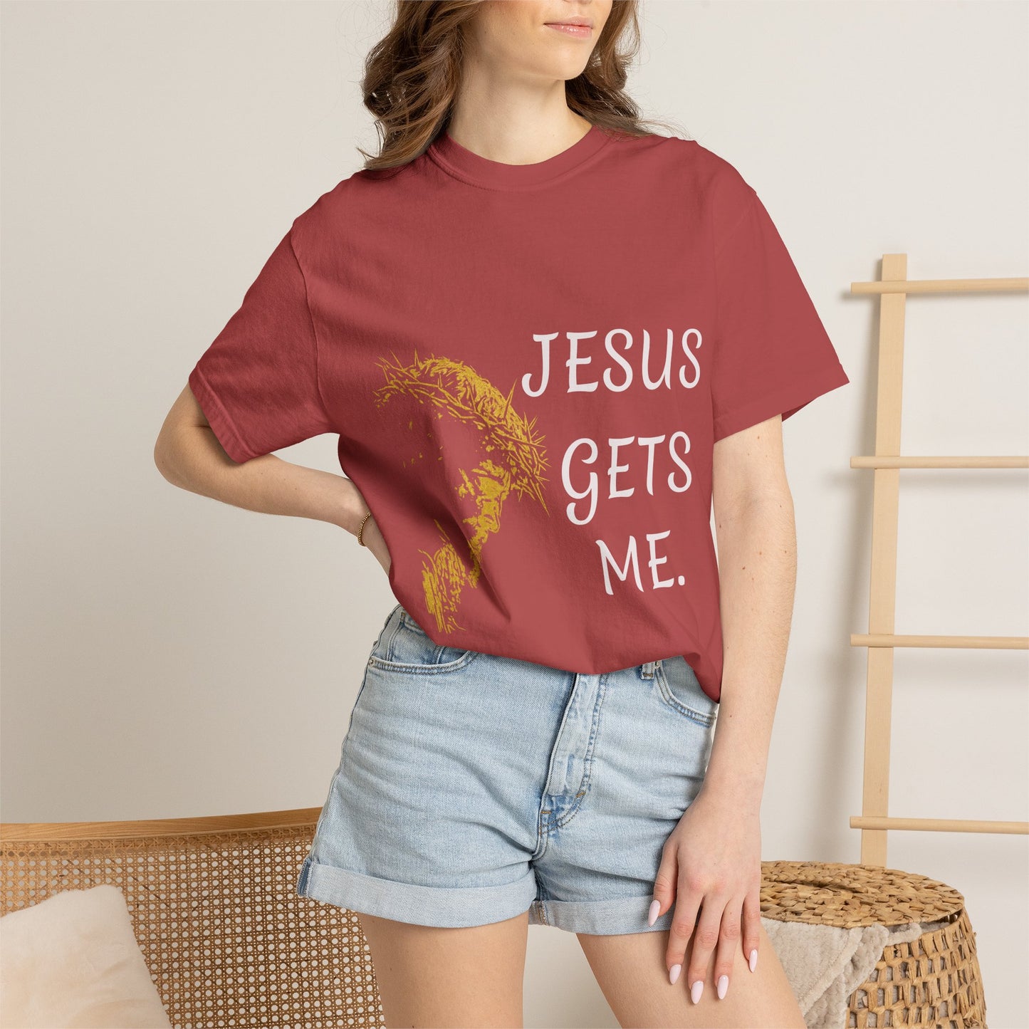 Jesus gets me  T-Shirt | Christian Faith Prayer Tee