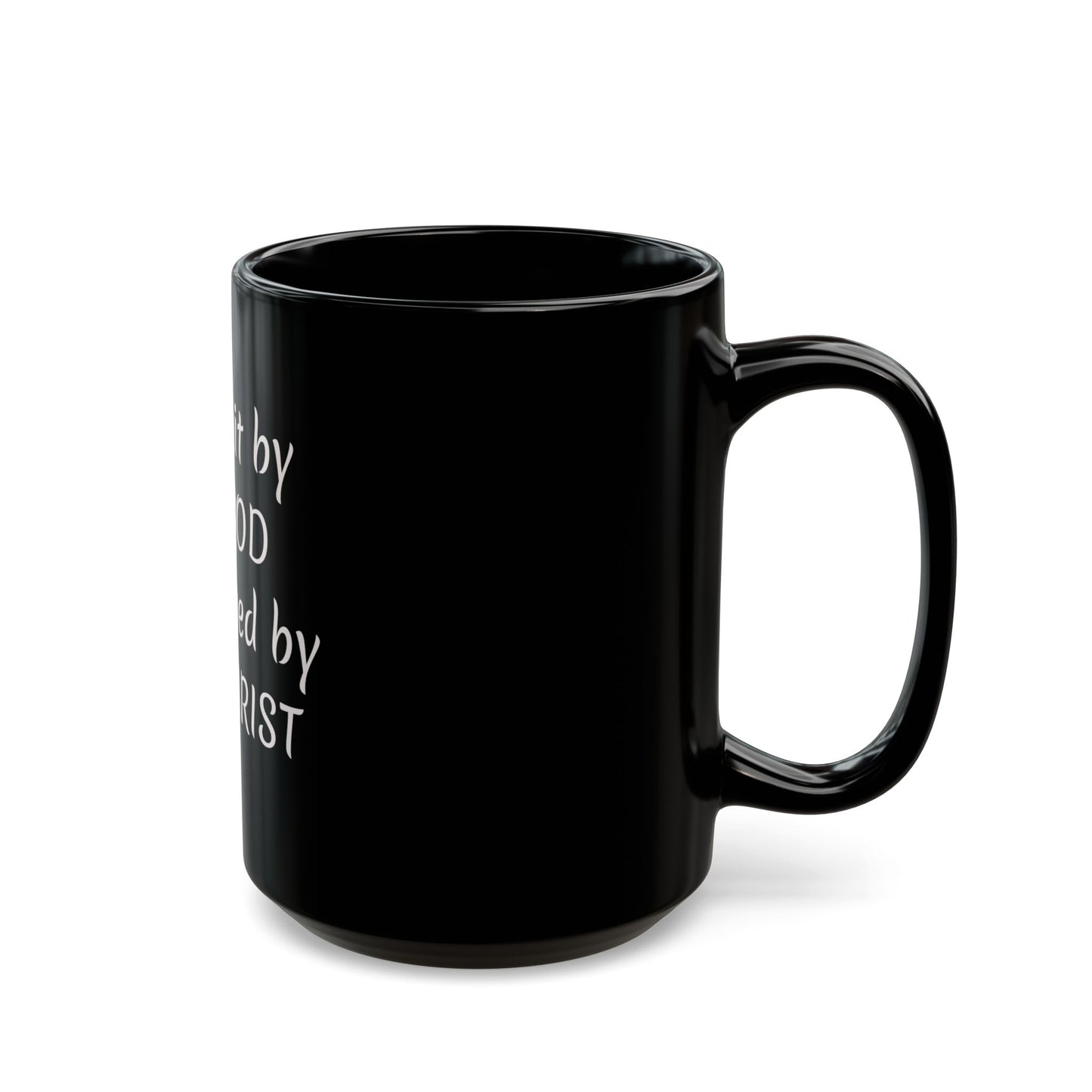 Knit by GOD Black Mug (11oz, 15oz)